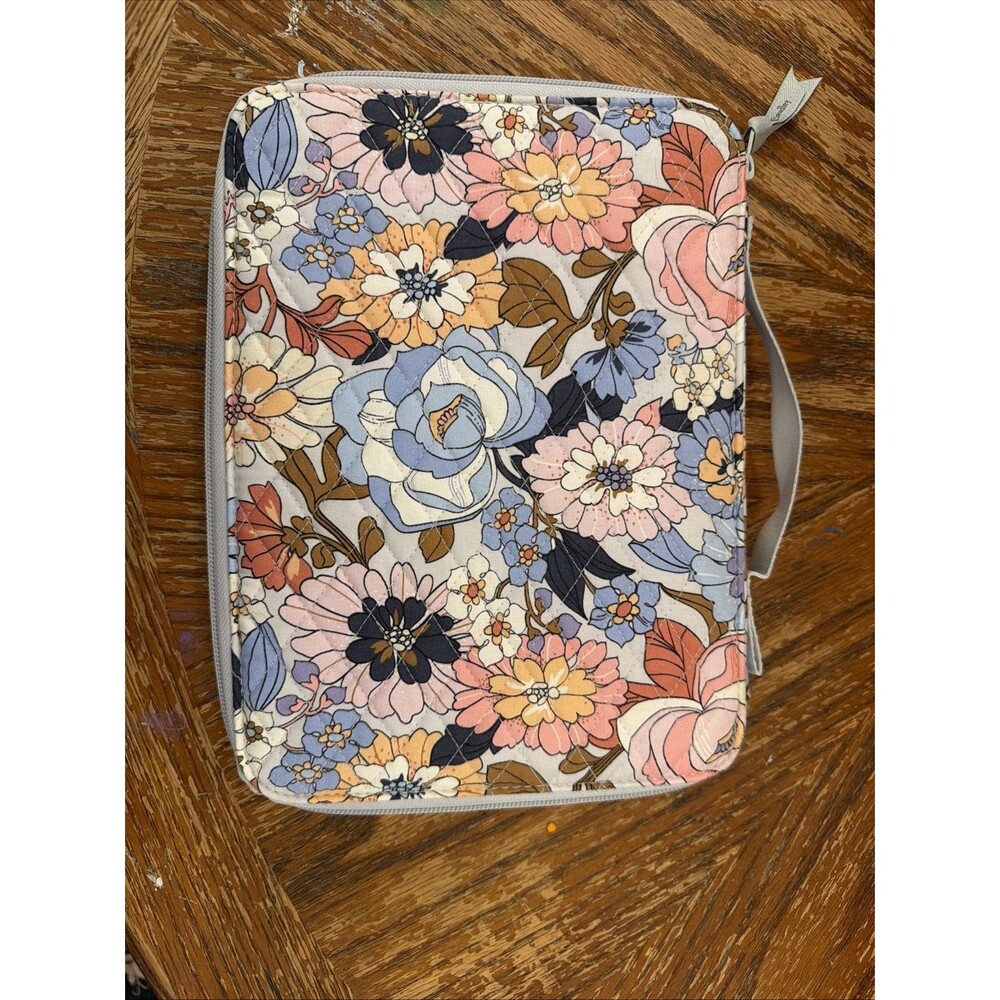 VERA BRADLEY LAPTOP WORK STATION CROSSBODY ALOHA BLOOMS GREAT CONDITION
